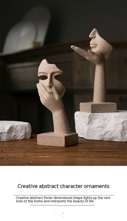 Büro-Wohnzimmer-Skulpturen