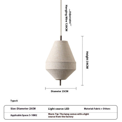 Dining Room Chandelier Japanese Style Personality Living Room Bedroom