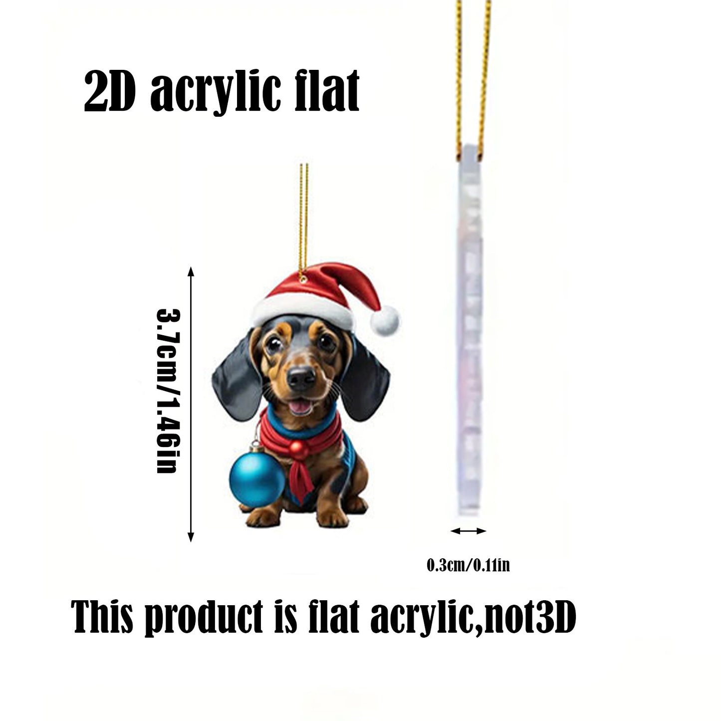 Christmas Countdown Pet Pendant Home Decoration