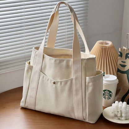 Commuter's All-matching Artistic One-shoulder Canvas Bag