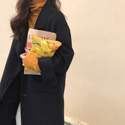 Mid-length Cashmere Over-the-knee Coat For Women