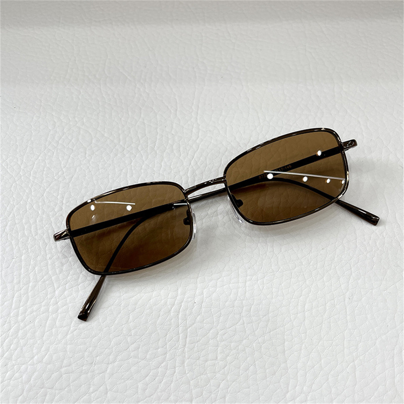 Retro Small Box Square Metal Glasses