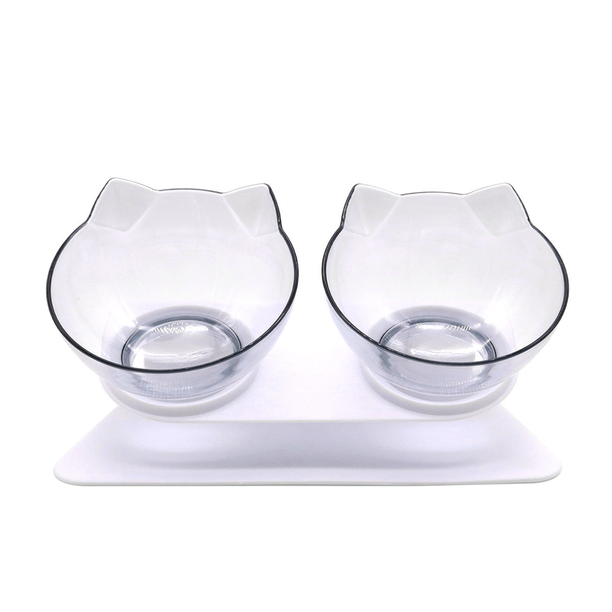 Katzennapf, Haustier-Napf mit Nackenstütze, Futterbecken