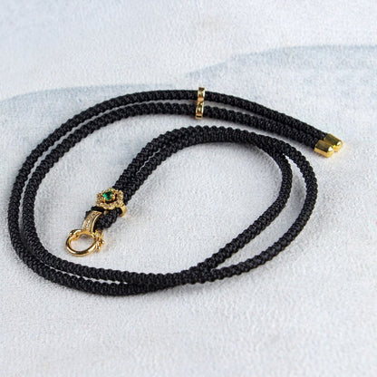 Braided Multicolor Neck Cord