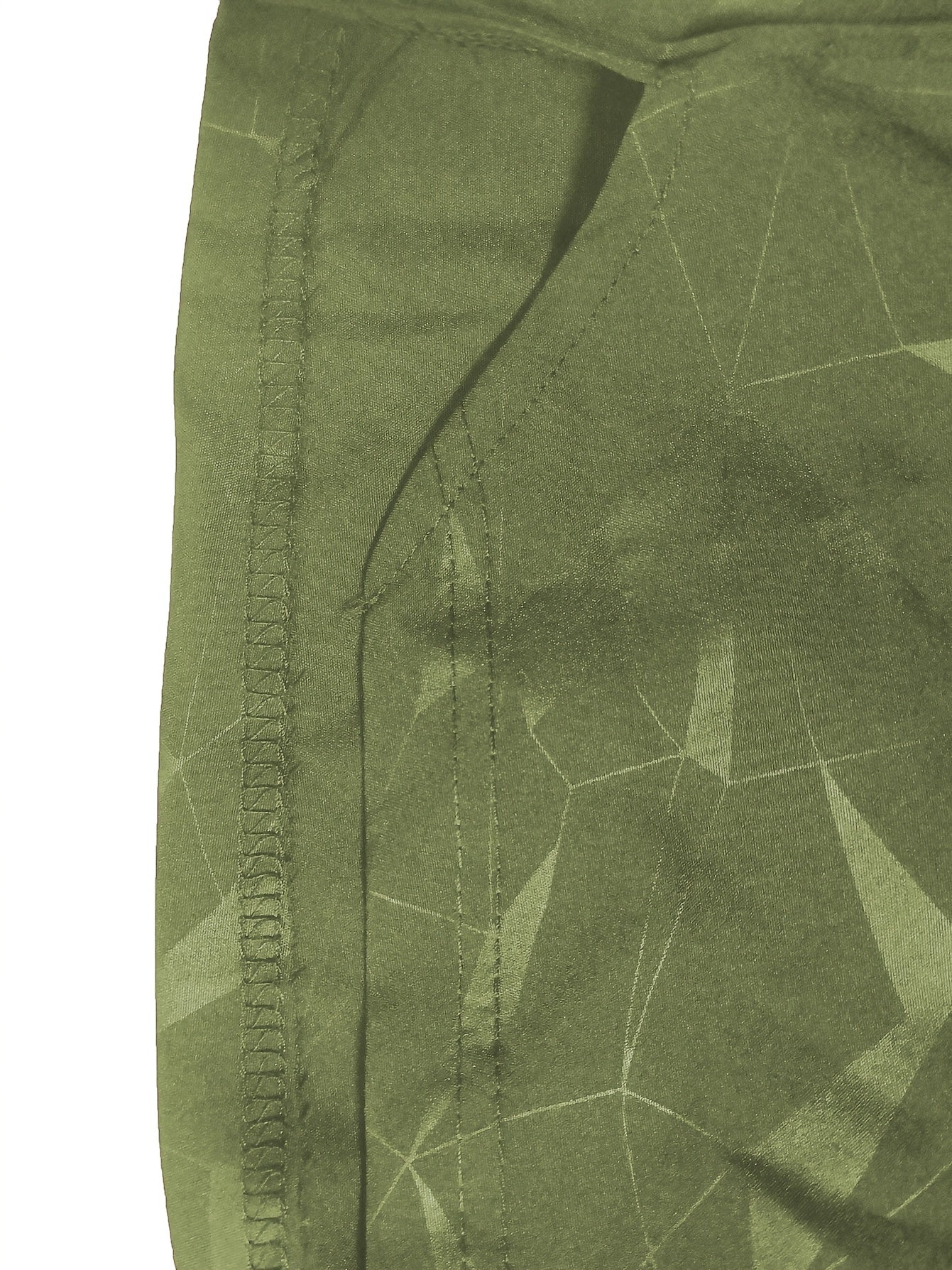 Men's "S's FINE" Athletic Shorts - Gray, Quick-Dry Polyester with Geometric Pattern, Elastic Waistband, Ideal for Running & Workouts, Machine Washable