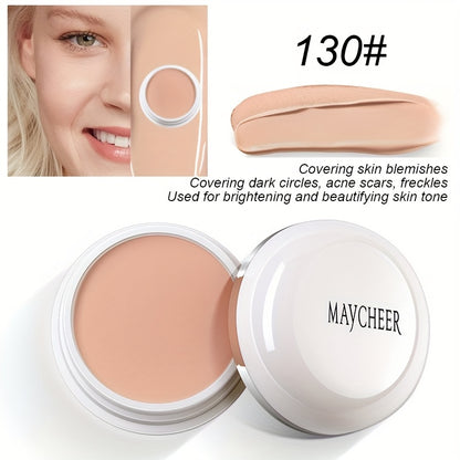 2-Tone High Coverage Concealer - Waterproof Long Wear Foundation for Dark Circles, Acne & Blemishes with Plant Squalane