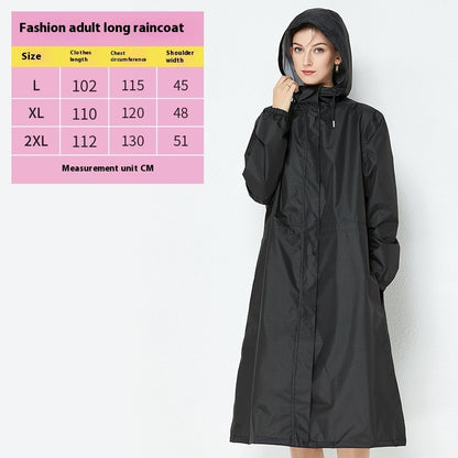 Fashion Trench Coat Raincoat Lightweight Breathable Solid Color Long Sleeve