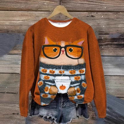 Women's Long-sleeve T-shirt With 3D Print