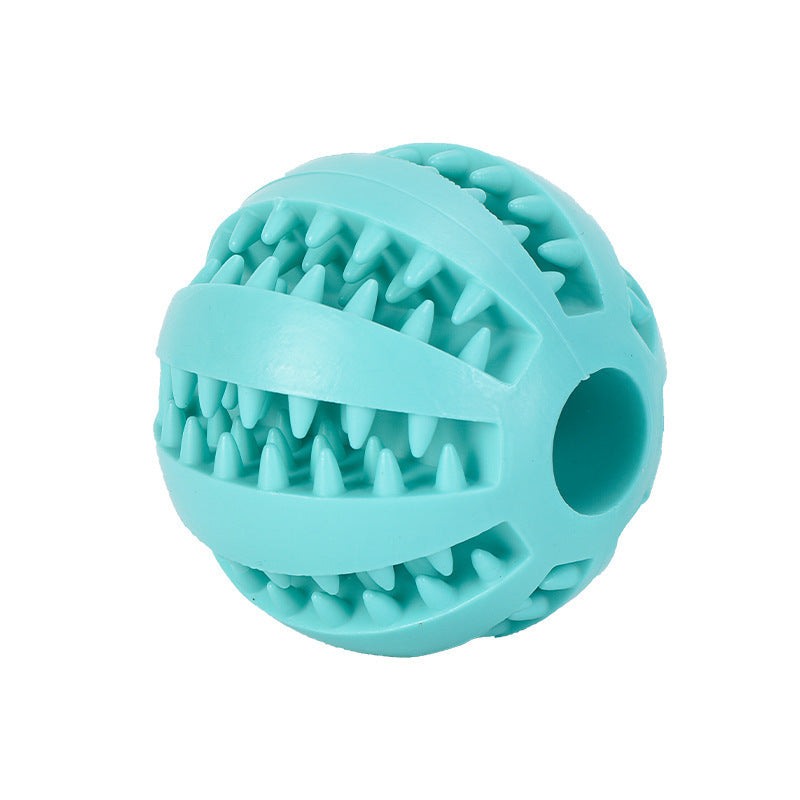 Premium Dog Dental Chew Ball - Teeth Cleaning Toy for Plaque Removal | Non-Toxic Heavy-Duty Plastic | All Breed Sizes