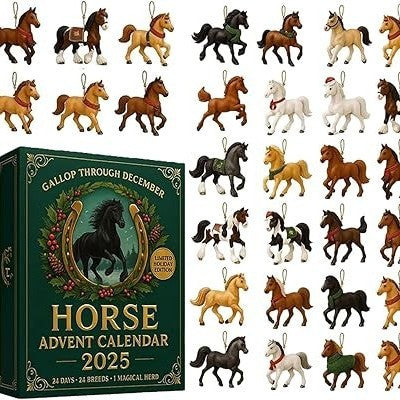 Advent Calendar Blind Box Christmas Tree Decoration Acrylic Pendant