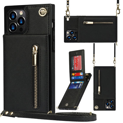 Mobile Phone Case Leather Messenger Protective Cover
