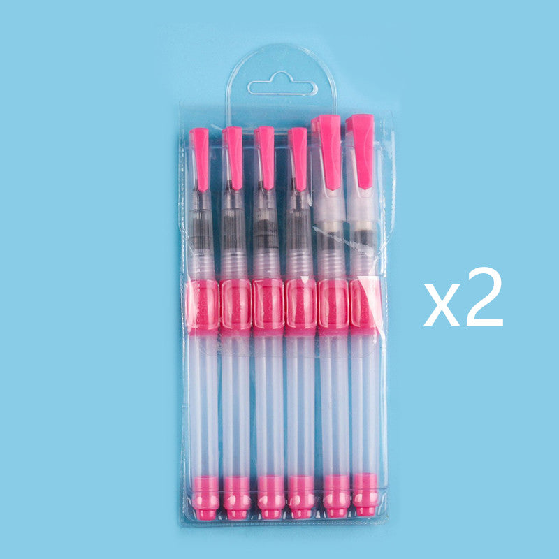 Water Soluble Color Lead Painted Solid Watercolor Brush Set