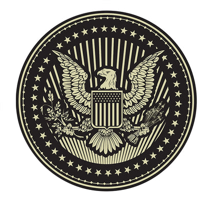 Premium Eagle Cartoon Round Rug - Soft Polyester Living Room Carpet | 80-120cm