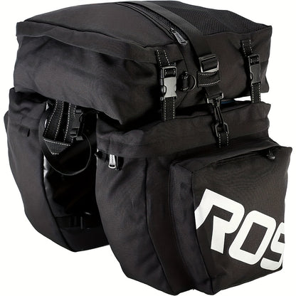 Premium Bicycle Pannier Bag - Large Capacity Waterproof Rear Rack Cargo Trunk for Cycling