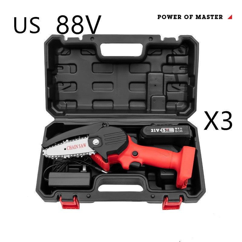 Lithium battery chain saw