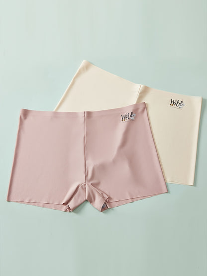 4 Pack Women's Plus Size High Rise Solid Seamless Panties - Medium Stretch, Elegant Design - For Women Seeking Comfort & Support - Perfect for Everyday Wear