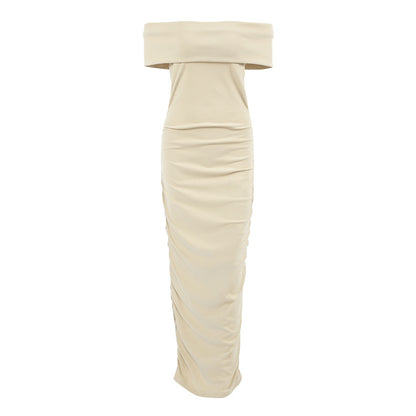 Warm Thermal Fleece Base-layer Tight-fitting Hip-hugging Long Skirt