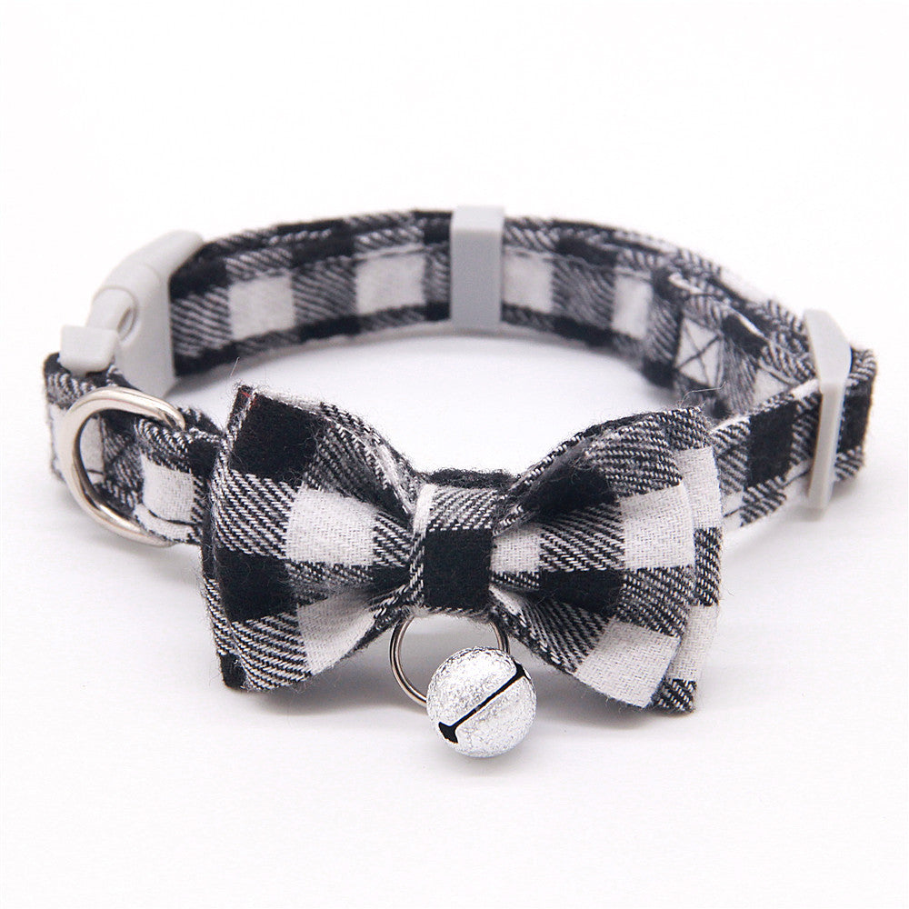 Cat Bell Collar Butterfly Bow Tie Pet Outing Optional Hand Holding Rope