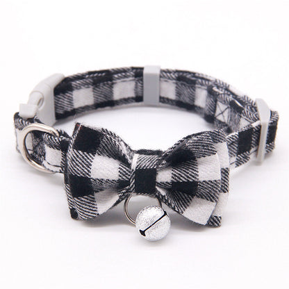 Cat Bell Collar Butterfly Bow Tie Pet Outing Optional Hand Holding Rope