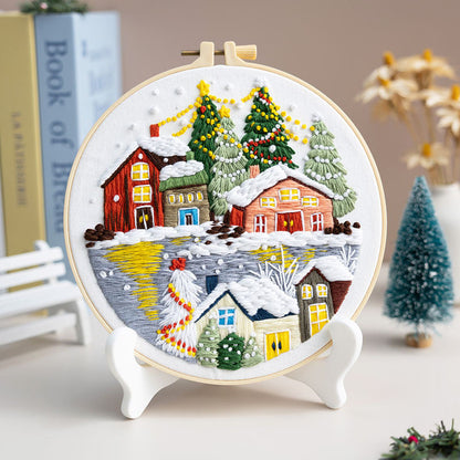 Embroidered Handicraft DIY Material Christmas Kit Fabric