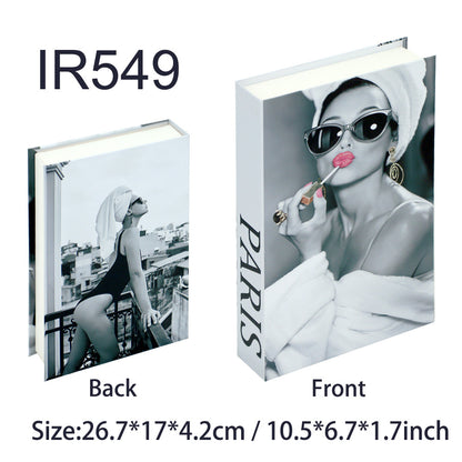 Fashion Simple Style Prop Books Fake Book Magazine Ornaments