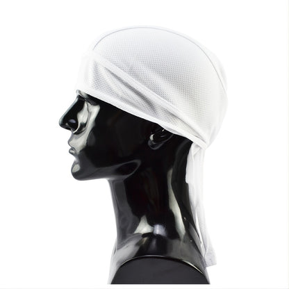 Premium Breathable Mesh Cycling Cap - Long Tail Head Wrap Beanie for Men | Sports Skull Cap