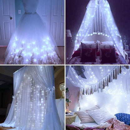 1pc String Lights Suitable for Bedroom, Party, Wedding, Christmas and Halloween Decoration Light 50/100LED
