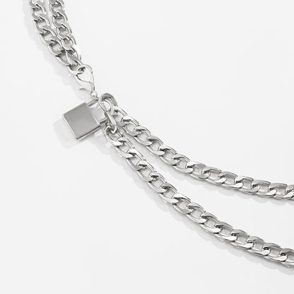 Cold Wind Geometric Chain U-shaped Body Chain