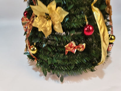 Decorative Foldable Colorful Spiral Christmas Tree