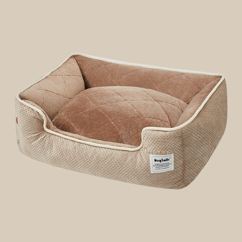 Thickened Winter Warmth Detachable And Washable Dog And Cat Litter