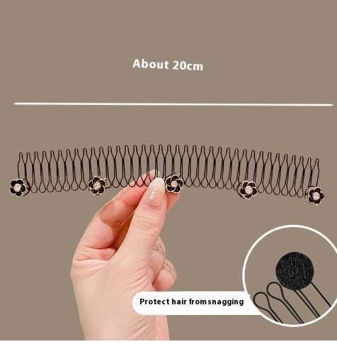 Back Head Invisible Inverted Hair Comb Forehead Hair Band