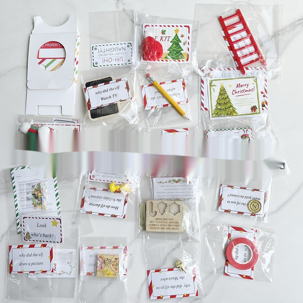 Christmas Gift Box 24-day Puzzle Christmas Countdown Cute Toy Decoration