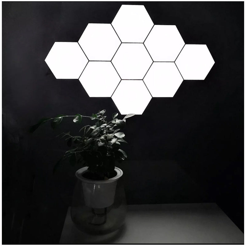Hexagonal LED Wall Lights 6-Pack - Touch Control Modern Ambient Lighting