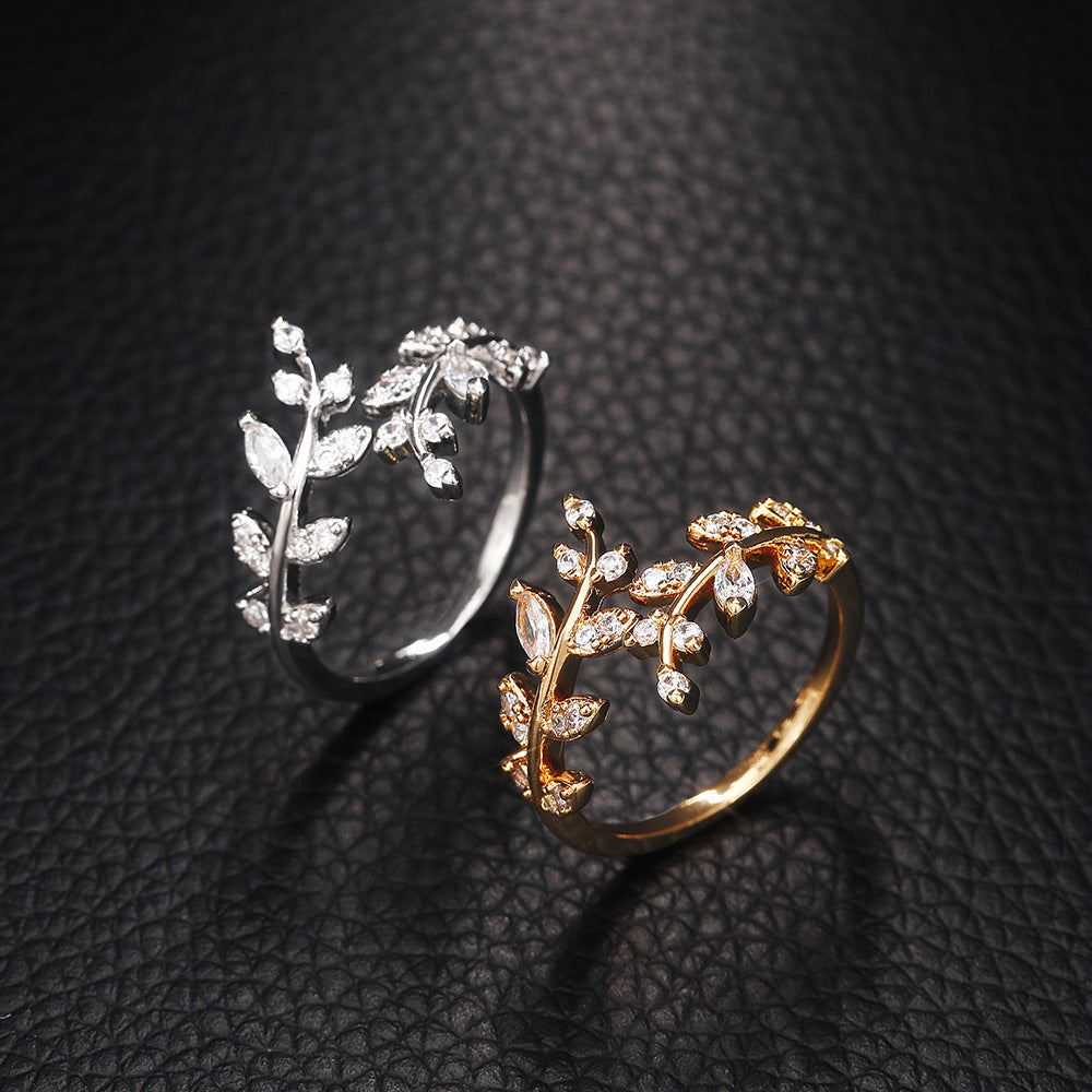 [Vine Style Stylish Ring] Stylish and Trendy Vine Style Ring, Elegant and Charming Ladies Ring, Ladies Ring Ornament