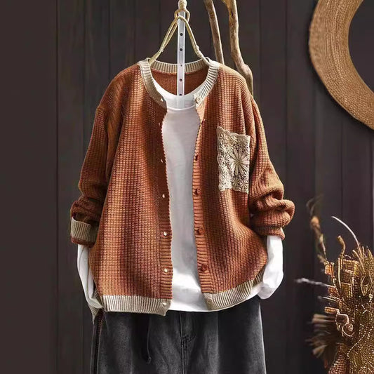 New Casual Outerwear Long-sleeve Cardigan Sweater