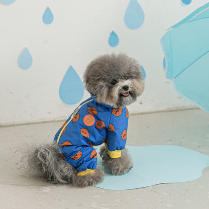 Fashion Pet Dog Waterproof All-around Raincoat