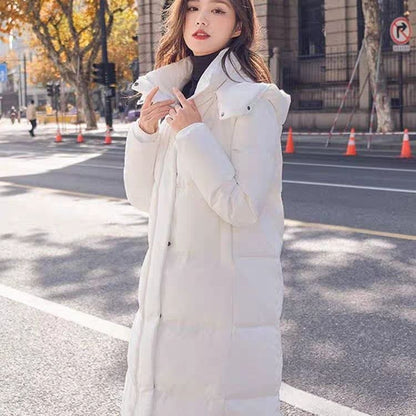Off-season Down Jacket For Petite Women Long Style