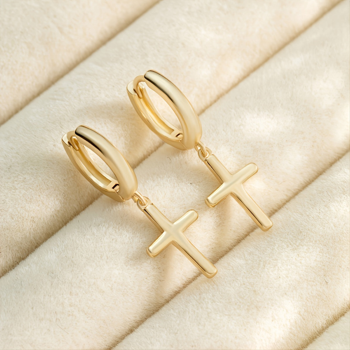 1 Pair Women's Dangle Earrings - Vintage Hip-Hop Punk Style, Simple Ear Cuffs - Copper (Nickel Free Plating) - All Season Wear | Daily Occasion | Lightweight Design