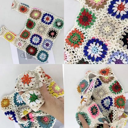 Fashion Retro Women's Ethnic Pattern Woven Bag