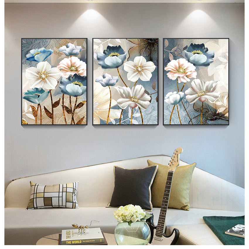 Living Room Decorated Canvas Painting