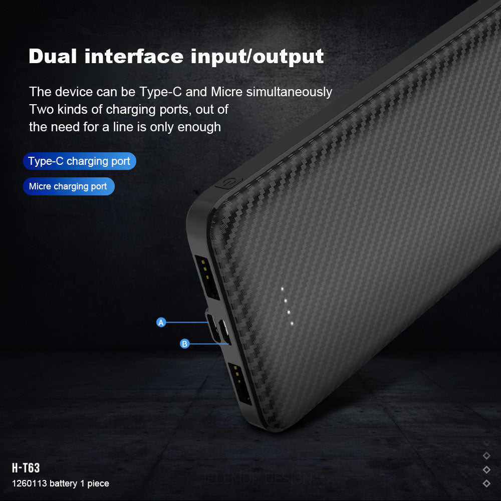 20000Mah Power Bank Pack Fast Charger 2 USB External Battery For Mobile Phone UK