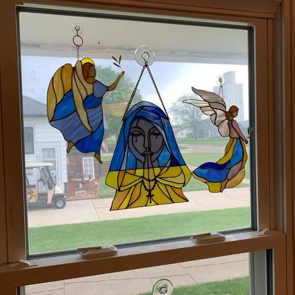 Guardian Angel Colorful Metal Decoration Father's Day Gift