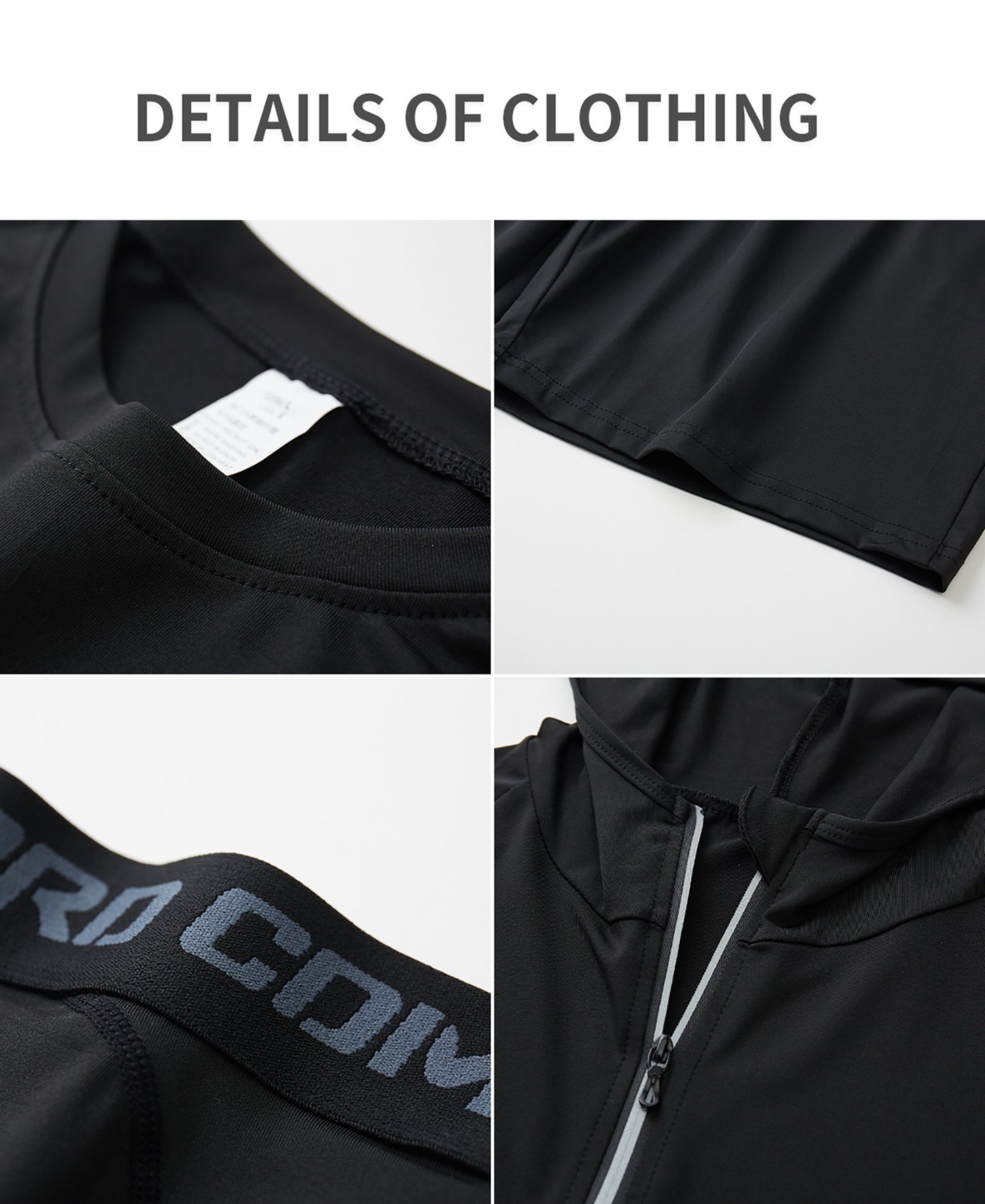 Men's 5-Piece Athletic Compression Gear Set – Quick-Dry, High-Stretch, & Durable for All-Season Training