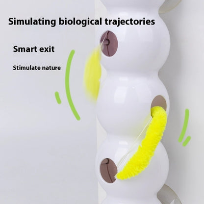 Teasing Cat Toy Automatic Pes Toy With Tail Motion Activated Kitten Toy Rechargeable Smart Interactive Cat Toy Pet Products