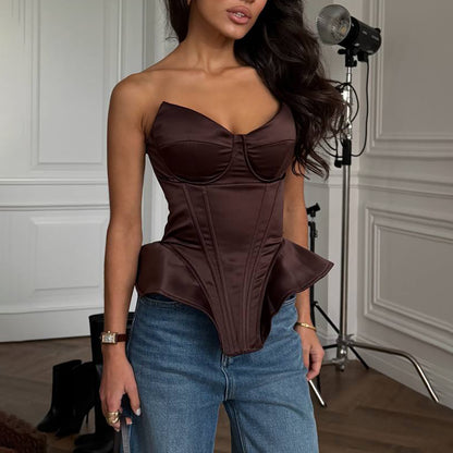 Sexy Fishtail Waist-cinching Tube Top That Goes With Everything