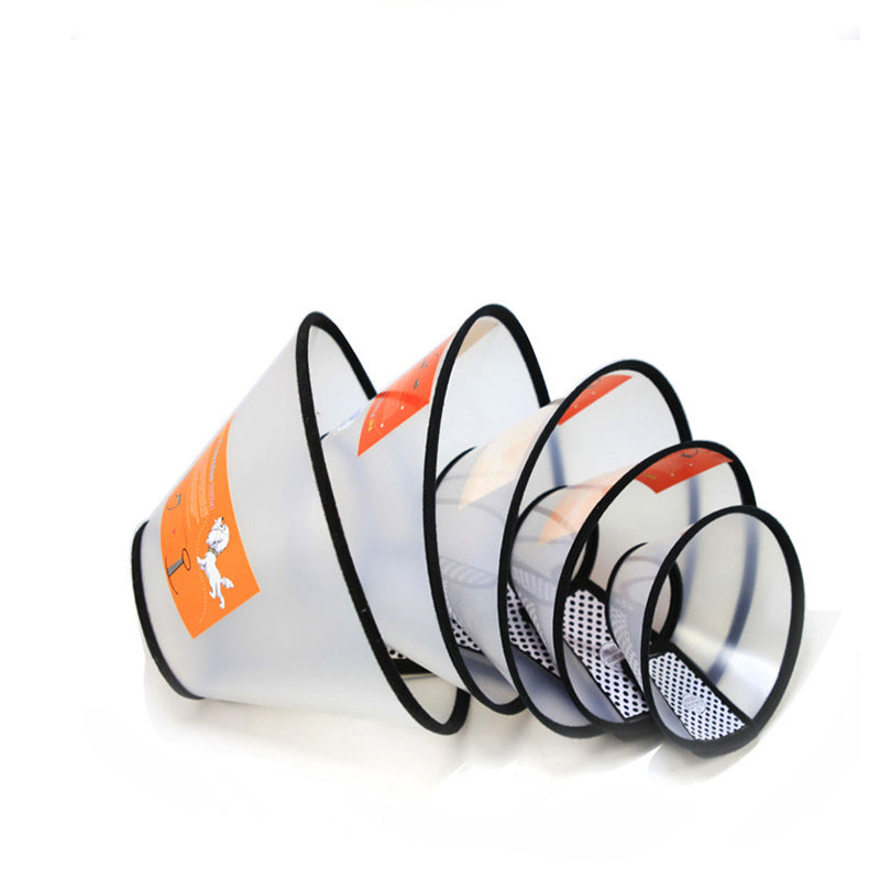 Anti-Lick Bite Pet Collar for Cats and Dogs - Elizabeth Circle Design for Comfort and Protection