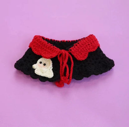 Dogs And Cats Triangle Wool Scarf Scarf