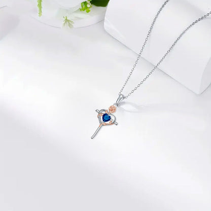 Cross Pendant Necklace Valentine's Day Gift