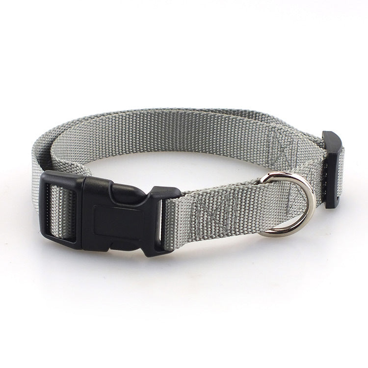 Adjustable Plain Polyester Pet Ring Nylon