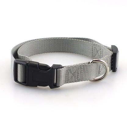 Adjustable Plain Polyester Pet Ring Nylon